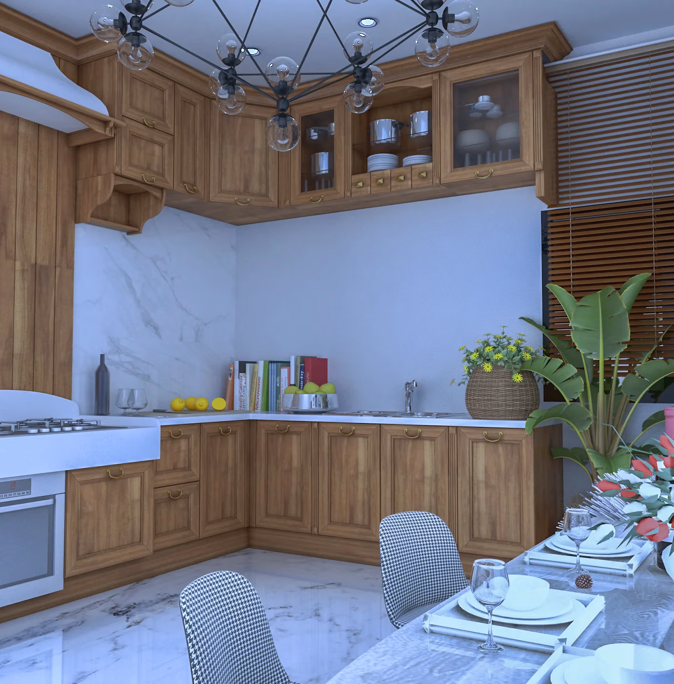 Aménagement intérieur d&rsquo;une cuisine